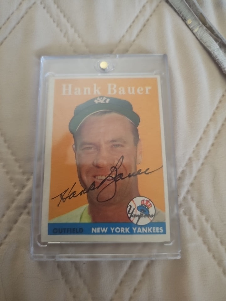 Baseball Card auto